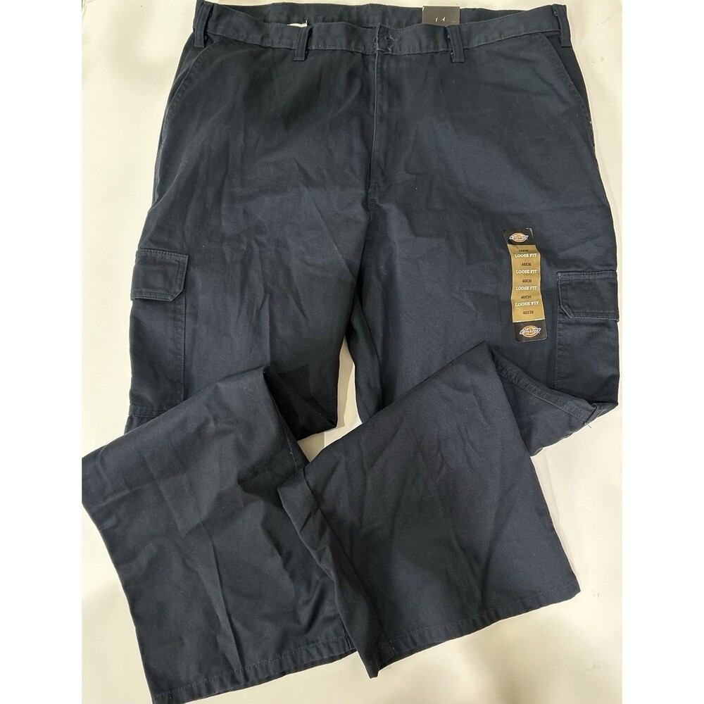 Dickies cargo pants men’s 40X30 navy Loose Fit Straight Leg NWT